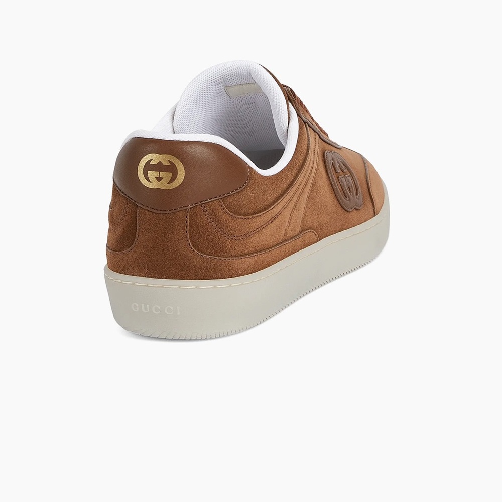 Gucci G75 sneakers Tan Suede Sneakers - Picture 5 of 8